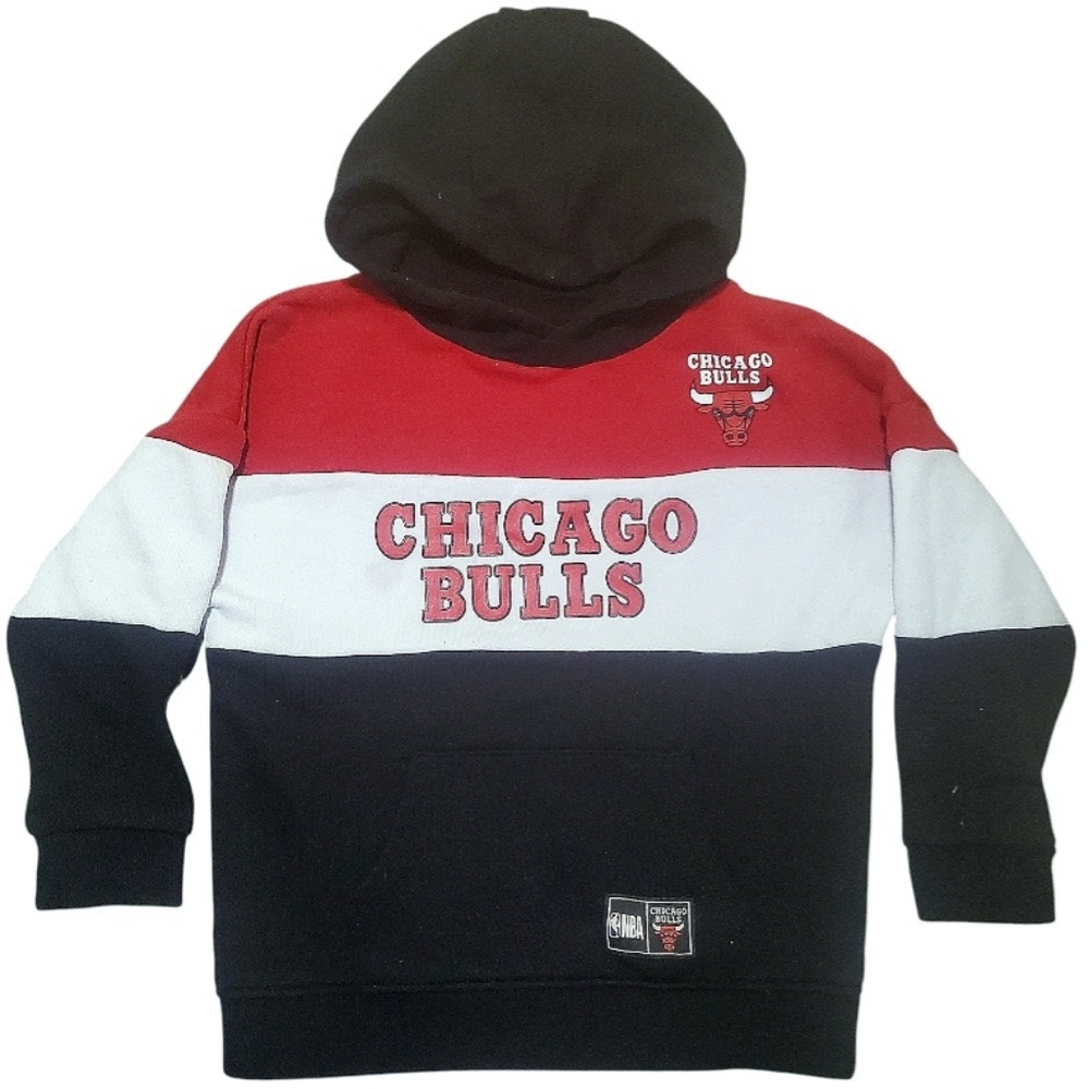 NBA chicago bulls colorblock hoodie - Picture 1 of 7